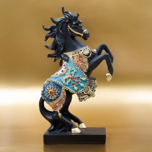 Фигурка декоративная Лошадь L19 W8 H33см полимер