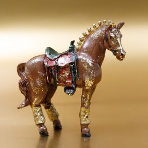 Фигурка декоративная Лошадь L13 W3,5 H12,5см полимер 825452