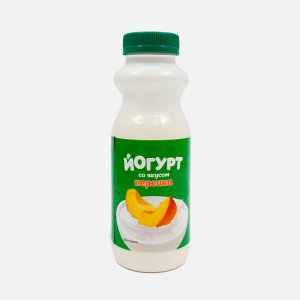 Йогурт Зеленый луг со вкусом Персик 2.5% пл/б 270г