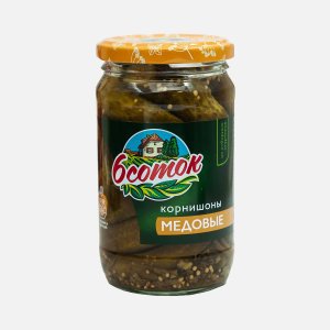 Корнишоны 6 соток медовые ст/б 350мл