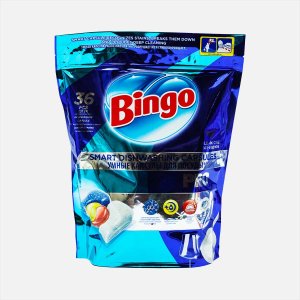 Средство Бинго Про д/посуд машин в капсулах 36шт 493г