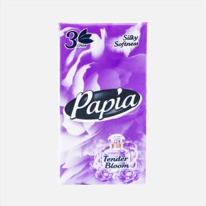 Платочки Папиа Тендер Блум 3сл бумажные 10шт