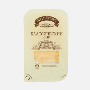 Сыр Брест-Литовск Классический п/тверд нарезка 45% 130г
