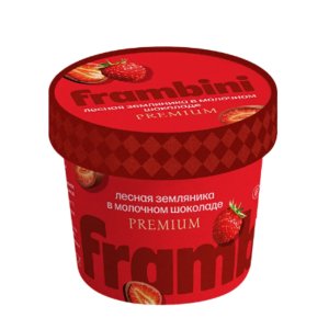 Земляника Фрамбини в молочном шоколаде заморож 60г