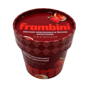 Земляника Фрамбини в белом шоколаде заморож 60г