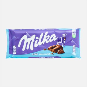 Шоколад Милка Люфли Альпенмилк молочный пористый 90г
