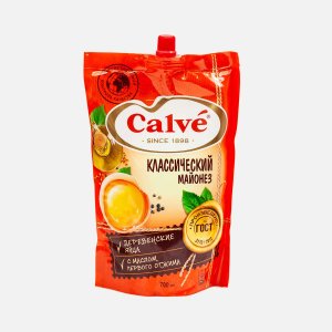Майонез Кальве Классический 50% дой/пак 700г