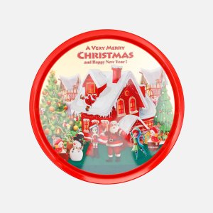 Печенье Хуамей Датское Мерри Крисмас ж/б 340г