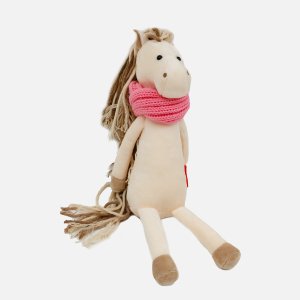 Игрушка мягк Оранж Тойз Лошадка Бонни 20см искуственный мех