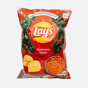 Чипсы Лэйс Красная икра 105г 