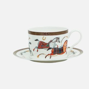 Чайная пара Лефард 300мл Пассаж фарфор 17х17х8см 590-724