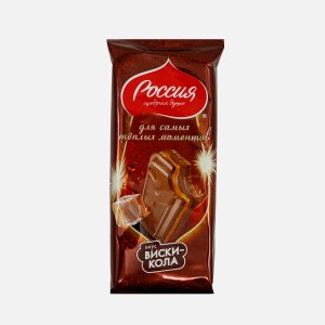 Шоколад Россия Щедрая душа Виски/кола 200г