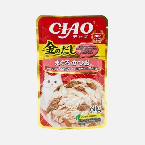 Корм Инаба д/кошек Киннодаши Тунец в желе пауч 60г