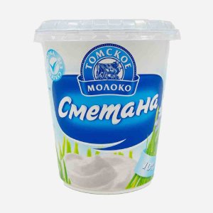 Сметана Томское молоко 10% пл/ст 300г