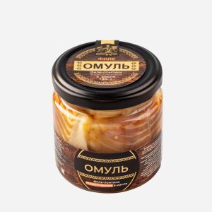 Омуль Деликатесы севера филе-ломт подкопченные в масле ст/б 190г