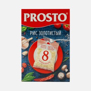 Рис Просто золотистый в пакетиках к/к 500г