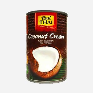 Сливки кокосовые Реал Тай без глютена 21% ж/б 400мл