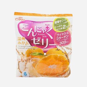 Желе Юкигуни Конняку с нат соком мандарин+коллаген 96г