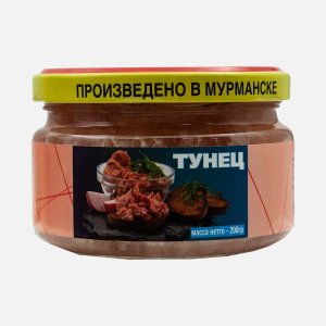 Тунец Меридиан желтоперый натуральный ст/б 200г
