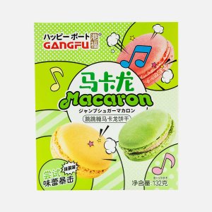 Печенье Ганг-Фу Макарон со вкусом чая матча 132г