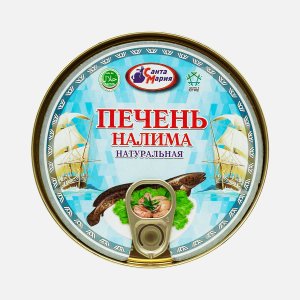 Печень налима Санта Мария натуральная ж/б 170г