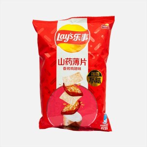 Чипсы Лэйс из ямса со вкусом жарен куриных крылышек 80г