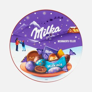 Набор конфет Милка Рождественская тарелка 195г
