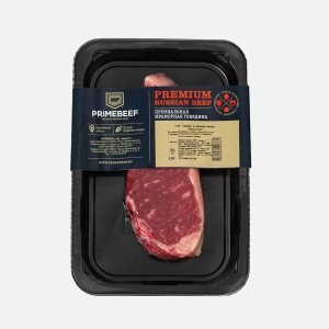 Стейк Праймбиф Нью-Йорк из мраморной говядины 250г