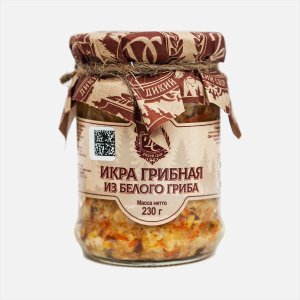 Икра грибная Дикий сбор из белого гриба ст/б 230г