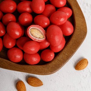 Миндаль Альфа Фуд в шоколаде со вкусом Малина вес