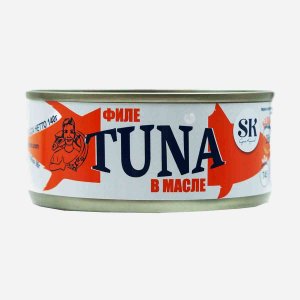 Тунец СК филе в масле 140г 