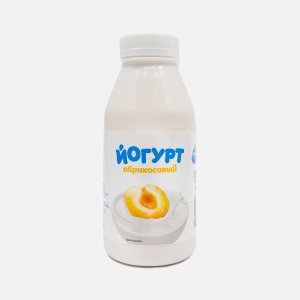 Йогурт Зеленый луг Абрикосовый 2.5% пл/б 340г