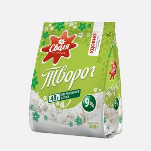 Творог Сваля 9% пл/пак 300г