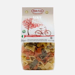 Мак. изд. Далла Коста Любовь с томат/шпинатом без яиц 250г