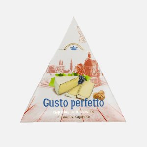 Сыр Калория Густо перфетто с белой плесенью в винной корочке 50% 90г