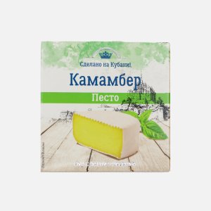 Сыр Калория Камамбер Песто с белой плесенью 50% к/к 125г