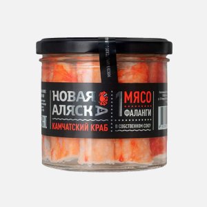 Мясо краба Новая Аляска первая фаланга в с/с ст/б 250г