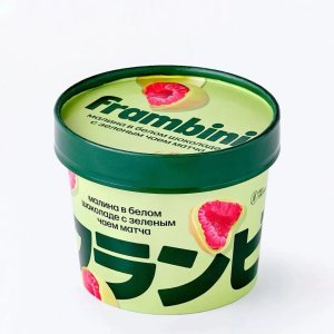 Малина Фрамбини в белом шоколаде с зеленым чаем матча быстрозам 130г