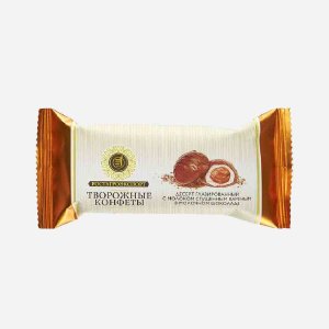Десерт творожный Ростагроэкспорт с мол сгущ варен в мол шок 40г