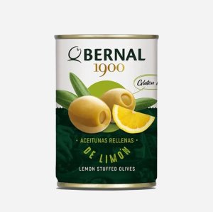Оливки Берналь фаршированные лимоном ж/б 292г