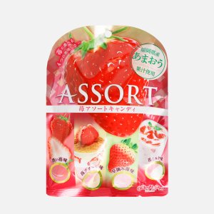 Леденцы Сенжакуаме Амаузузукуши Клубничное ассорти 85г