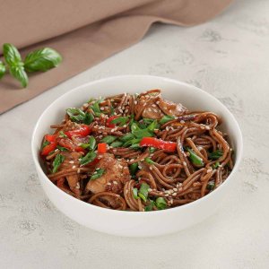 Лапша гречневая Соба с курицей вес