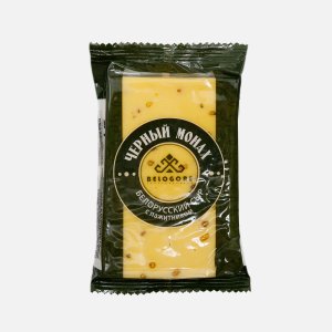 Сыр Белогорье Черный монах с пажитником 45% пл/уп 180г