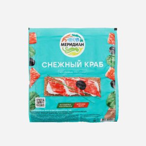 Крабовые палочки Меридиан Снежный краб имит охл пл/уп 200г