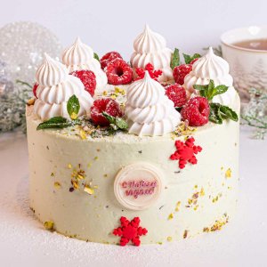 Торт Сладкий момент малина/фисташка вес