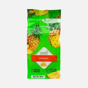 Мармелад Лакомства для здоровья Ананас желейный с трегалозой 170г