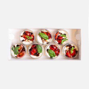 Набор из Закуски фурш Сливочная страчателла/черри/бальзамик 65г*7шт