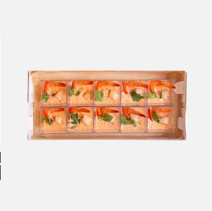 Набор из Креветки Остренькой с соусом 1000 островов 25г*10шт