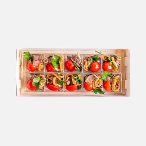 Набор из Ростбифа маринованного с луком Нежный 30г*10шт