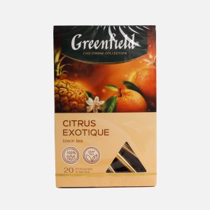 Чай Гринфилд Цитрус экзотик черный 20пак*1,8г к/к 36г